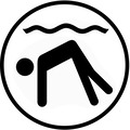Ingen beskyttelse mot drukning + symbol